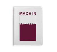 Made in Qatar Country Love - Cuaderno de tapa blanda