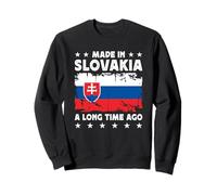 Made in Slovakia a Long Time Ago Slovakian Slovakia Flag Sudadera