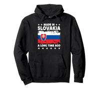 Made in Slovakia a Long Time Ago Slovakian Slovakia Flag Sudadera con Capucha