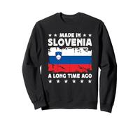 Made in Slovenia a Long Time Ago Slovenian Slovenia Flag Sudadera