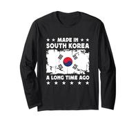 Made in South Korea a Long Time Ago South Korean Flag Manga Larga