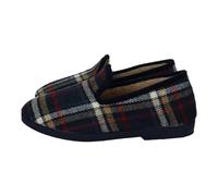 MADE IN SPAIN 163 Chinelas Cuadros Hombre Zapatillas CASA Azul 45