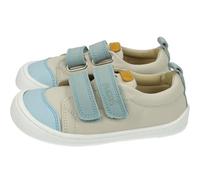 MADE IN SPAIN 9000-R Zapatillas Barefoot Flexi Nens niño, Hechas en España, Piel Natural, Cierre de Cinta Textil Adhesiva y Suela Flexible NIÑO Zapatillas Celeste 25