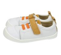 MADE IN SPAIN 9005-R Zapatillas Barefoot Flexi Nens niños, Hechas en España, Piel Natural, Cierre de Cinta Textil Adhesiva y Suela Flexible NIÑO Zapatillas Blanco 26