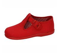 MADE IN SPAIN 952 Lonas con Hebillas NIÑO Zapatillas Rojo 22