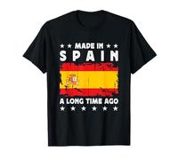 Made in Spain a Long Time Ago Proud Spanish Spain Flag Camiseta
