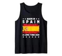 Made in Spain a Long Time Ago Proud Spanish Spain Flag Camiseta sin Mangas