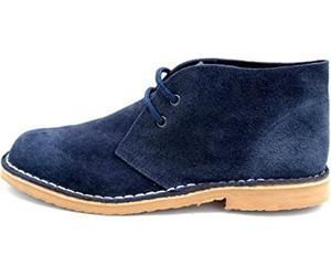 Made in Spain Bota Pisamierdas Unisex Piel Serraje, Color Azul (38)