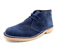Made in Spain Bota Pisamierdas Unisex Piel Serraje, Color Azul (45)
