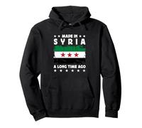 Made in Syria a Long Time Ago Proud Syrian Syria Flag Sudadera con Capucha