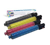 MADE IN USA TONER Reemplazo compatible para Ricoh MP C3001, MP C3501, MPC3001, MPC3501, Savin C9130 C9135 - Negro cian magenta amarillo, paquete de 4, negro 22.500 - Color 16.000 páginas
