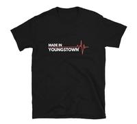Made In Youngstown Ohio Hometown City of Birth tee Round Neck Unisex Tops Men's 100% Cotton Short-Sleeve T-Shirts XXL