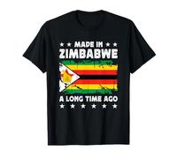 Made in Zimbabwe a Long Time Ago Zimbabwean Zimbabwe Flag Camiseta