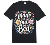 Made It out of Bed Logro Éxito de la mañana |- Comfort Colors Adult Heavyweight T-Shirt