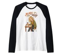 Made It to May Funny Girl Last of Day, Maestra de Escuela, niños 1 Camiseta Manga Raglan