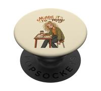 Made It to May Funny Girl Last of Day, Maestra de Escuela, niños 1 PopSockets PopGrip Adhesivo