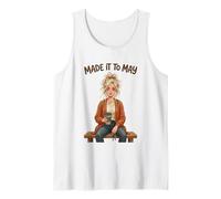 Made It to May Funny Girl Last of Day School Teacher Kids 2 Camiseta sin Mangas
