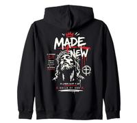Made New 2 Corintios 5:17 Christian Faith Streetwear Sudadera con Capucha