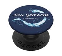 Made New in Christ - Christian Baptism 2 Corinthians 5:17 PopSockets PopGrip Adhesivo