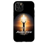 Made New in Christ Jesus: Christian Faith Baptism 2 Cor 5:17 Carcasa para iPhone 11 Pro