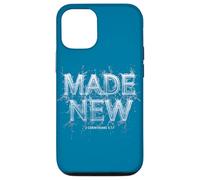 Made New in Christ Jesus: Christian Faith Baptism 2 Cor 5:17 Carcasa para iPhone 12/12 Pro
