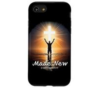 Made New in Christ Jesus: Christian Faith Baptism 2 Cor 5:17 Carcasa para iPhone SE (2020) / 7/8