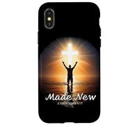 Made New in Christ Jesus: Christian Faith Baptism 2 Cor 5:17 Carcasa para iPhone X/XS