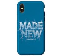 Made New in Christ Jesus: Christian Faith Baptism 2 Cor 5:17 Carcasa para iPhone X/XS