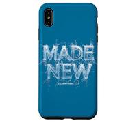 Made New in Christ Jesus: Christian Faith Baptism 2 Cor 5:17 Carcasa para iPhone XS MAX
