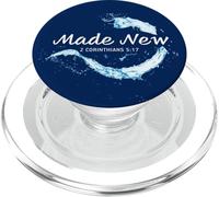 Made New in Christ Jesus: Christian Faith Baptism 2 Cor 5:17 PopSockets PopGrip para MagSafe