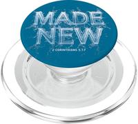 Made New in Christ Jesus: Christian Faith Baptism 2 Cor 5:17 PopSockets PopGrip para MagSafe