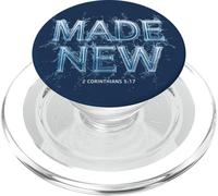 Made New in Christ Jesus: Christian Faith Baptism 2 Cor 5:17 PopSockets PopGrip para MagSafe