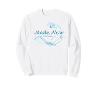 Made New in Christ Jesus: Christian Faith Baptism 2 Cor 5:17 Sudadera