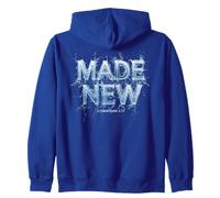 Made New in Christ Jesus: Christian Faith Baptism 2 Cor 5:17 Sudadera con Capucha