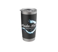 Made New in Christ Jesus: Christian Faith Baptism 2 Cor 5:17 Vaso térmico de acero inoxidable de doble pared