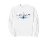 Made New in Christ Jesus - Christian Faith Baptism Sudadera