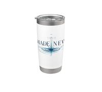 Made New in Christ Jesus - Christian Faith Baptism Vaso térmico de acero inoxidable de doble pared