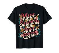 Made of Sarcasm and Soft Cries Dark Emotional Mix - Camiseta