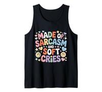 Made of Sarcasm and Soft Cries Mezcla Emocional Oscura - Camiseta sin Mangas