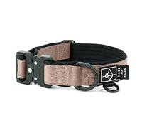 MADE TO ROAM Comfort Collar - Collar ajustable de nailon para perro con acolchado suave, hebilla de aluminio de aviación ligera, soporte para Airtag incluido, para perros pequeños, medianos y grandes