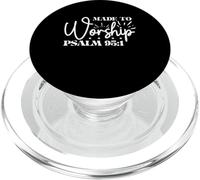 Made to Worship Salmo 95:1 - Versículo de la Biblia PopSockets PopGrip para MagSafe
