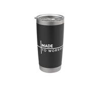 Made To Worship Vaso térmico de acero inoxidable de doble pared