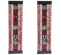 made2trade Juego de 2 papeles de regalo de 13 piezas, 4 x 200 x 70 cm, color rojo y blanco