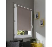 MADECOSTORE - Estor Enrollable Opaco Easy Uni Arcilla - 40 x 170 cm - Sin taladrar