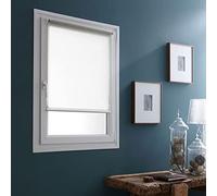 MADECOSTORE Estor Enrollable tamizante Blanco Perla, 110 x 170 cm (Tela L107 cm)