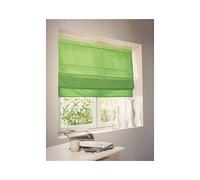 madecostore - Estor tamizante con Base Recta, Color Verde Oliva - 160 x 220 cm - Mecanismo autobloqueante