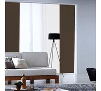 MADECOSTORE - Panel japonés con tamiz Liso (45 x 260 cm), Color marrón