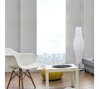 MADECOSTORE Panel japonés de Malla de 50 cm - Gris ratón - 50 x 250 cm