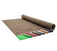 Madeinnature - Alfombra de exterior - imitación césped sintético en rollo barato - Alfombra de suelo exterior para terraza, balcón, piscina … dimensiones y colores a elegir (8 x 2 m marrón)
