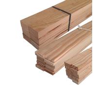 MadeInNature - Juego de tiras de madera de pino de las landes (10 unidades, 8 x 27 mm, 1 lote)